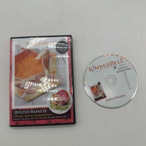 Kimberbell Quilted Baskets 5 Designs Machine Embroidery KD553